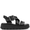 Marco Tozzi 2-28525-46 Womens Wedge Sandal - Black