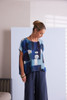 NAYA NPA26270 Patchwork Round-Neck Top