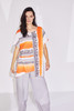 Naya NAS24255 Stripe flared top 45 (Nectarine)