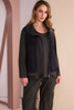 NAYA NAW26127A Shaped Trouser With Tucks At Front