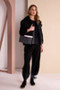 NAYA NAW26170 Colour Block Short Hooded Waistcoat With Zip Closing