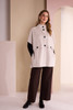 NAYA NAW26293 High Neck Button Through Jacket With Pocket Flap