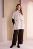 NAYA NAW26293 High Neck Button Through Jacket With Pocket Flap
