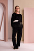 NAYA NAW26152 Round Neck Top With Color Inset Bands