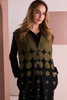 NAYA NAW26267 Spot Border Print Long Line Waistcoat