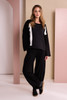 NAYA NAW26169 Round Neck Top With Contrast Bands