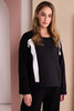 NAYA NAW26169 Round Neck Top With Contrast Bands