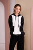 NAYA NAW26168 Two Tone Jacket With Coverseam Stitch Detail