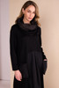 NAYA NAW26180 Curved Hem Dress With Metal Section And Neckpiece