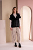 NAYA NAW26247 Baloon Shaped Cord Pull Up Trouser