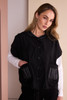 NAYA NAW26197 Drawstring Hem Top With Stripped Pocket And Hood