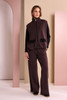 NAYA NAW26305 Puff Ball Hem Zip Waistcoat With Contrast Pockets