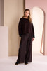 NAYA NAW26316 Round Neck Top With Flocking Stitch Detail