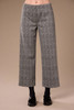 W26124 HOUNDS TOOTH TROUSER GREY