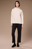 W26112 COWL TOP ECRU