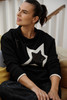 W26199 STAR TOP BLACK/ECRU