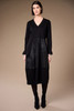W26501 JACQUARD APPLIQUE DRESS BLACK