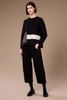W26506 APPLIQUE TOP BROWN