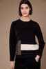 W26506 APPLIQUE TOP BROWN