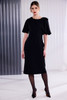 KATE COOPER KCAW26102 Shawl Neckline Dress With Short Sleeve