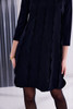 KATE COOPER KCAW26135 Round Neck Dress With Scallop Frill At Front