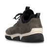 Rieker 45976-45 Grey/smoke waterproof trainer with lightweight comfort sole and sporty casual design.