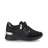 RIEKER N6314-00 Wedge Shoe with lace Black  Black