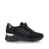 RIEKER N6314-00 Wedge Shoe with lace Black  Black