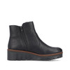RIEKER X9165-00 Wedge ankle boot Black  Black