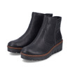 RIEKER X9165-00 Wedge ankle boot Black  Black