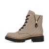 Rieker 72617-60 – Women's Houndstooth Lace-Up Boots