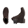 Rieker 79525-25 Brown waterproof hiking-inspired ankle boot with padded collar, rugged outsole and lace fastening.