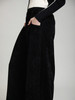 Skatie S102P01BLK Chenille palazzo trousers