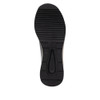 Remonte D0T08-90 Women's casual slip-on trainer in nougat and black with contrasting white wedge sole, elastic panels and lightweight comfort design.
