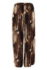 ORA Clothing ORW26137 Spiral Print Wide Leg Pull Up Trouser
