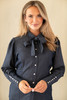 Kimara Blouse BIBI color Denim B