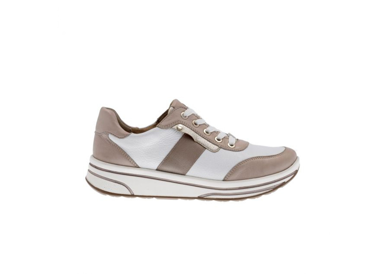 Ara 12-32442-73 Wide fitting shoe Nude & White - Grey's of Templemore