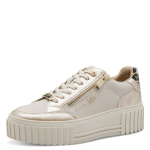 Marco Tozzi 2-23760-45 402 Women Lace-up Gold / Cream Marco Tozzi 2-23760-45 402 Women Lace-up Gold / Cream