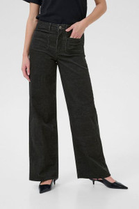 Kaffe 10510587 KAmolly Pants Black Oyster Kaffe 10510587 KAmolly Pants Black Oyster