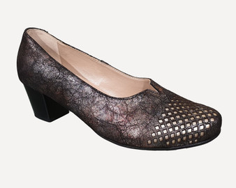 DUBARRY ESABELLA LOW HEEL COURT SHOE BLACK