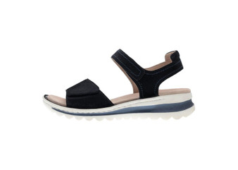 Ara 1247207-02 G fitting sandal with velcro blue
