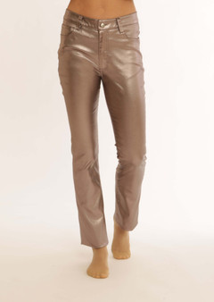 Pomodoro 52458 COATED JEANS Color Bronze