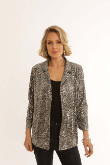 Pomodoro 62452A SOLID SEQUIN JACKET Color AS SAMPLES