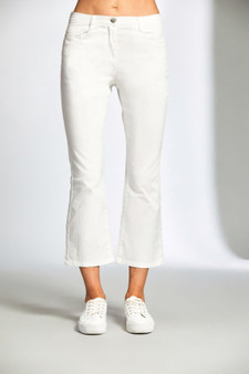Peruzzi S25189 Kick Flare Jean WHITE