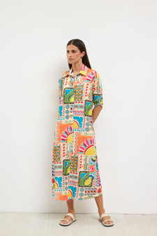 TINTA DRESS BEGONA 26 Color 41 TURQ