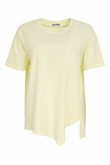 NAYA NAS26112 Jersey top with cut out detail at hem Lemon 37