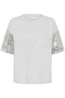 kaffe KAselvina T-shirt Sliver Grey