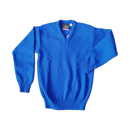 Hunter 674 V-NECK JUMPER ROYAL