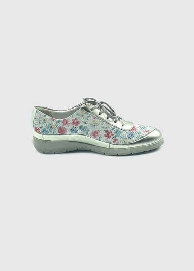 Suave Juno Silver Laced print shoe