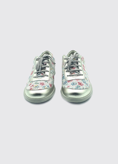 Suave Juno Silver Laced print shoe